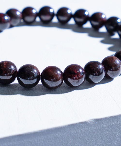 NILWAY（ニルウェイ）の「天然石ブレスレット（ブレスレット・メンズ・シルバーグレー/ブラウン系/ホワイト系/ブラウン系1・FREE）」の6枚目の写真