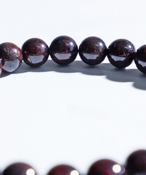 NILWAY（ニルウェイ）の「天然石ブレスレット（ブレスレット・メンズ・シルバーグレー/ブラウン系/ホワイト系/ブラウン系1・FREE）」の7枚目の写真