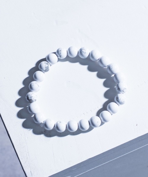 NILWAY（ニルウェイ）の「天然石ブレスレット（ブレスレット・メンズ・シルバーグレー/ブラウン系/ホワイト系/ブラウン系1・FREE）」の11枚目の写真