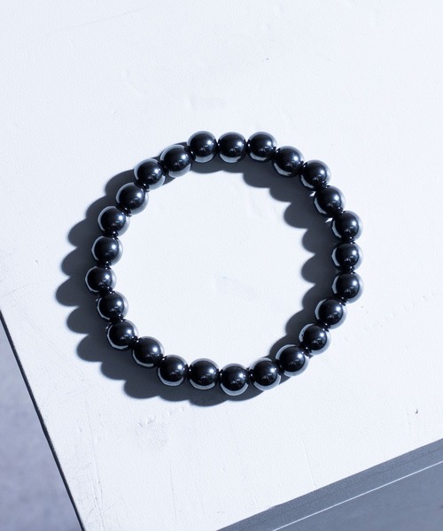 NILWAY（ニルウェイ）の「天然石ブレスレット（ブレスレット・メンズ・シルバーグレー/ブラウン系/ホワイト系/ブラウン系1・FREE）」の8枚目の写真