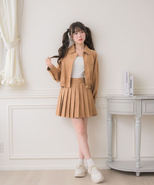 ems excite(エムズエキサイト)の「【set】アソートJK&プリーツSKセット(その他アウター・レディース・ブラウン/キャメル/ブラック・FREE)」の8枚目の写真