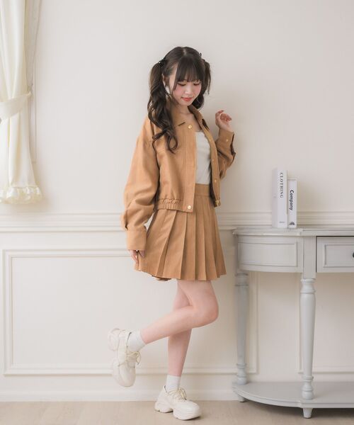 ems excite(エムズエキサイト)の「【set】アソートJK&プリーツSKセット(その他アウター・レディース・ブラウン/キャメル/ブラック・FREE)」の9枚目の写真