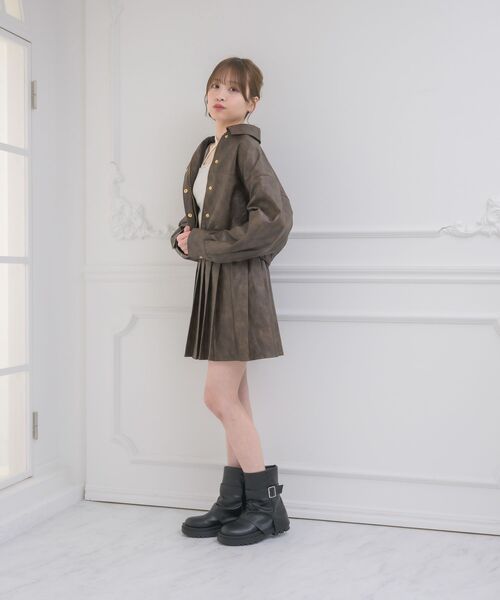 ems excite(エムズエキサイト)の「【set】アソートJK&プリーツSKセット(その他アウター・レディース・ブラウン/キャメル/ブラック・FREE)」の21枚目の写真