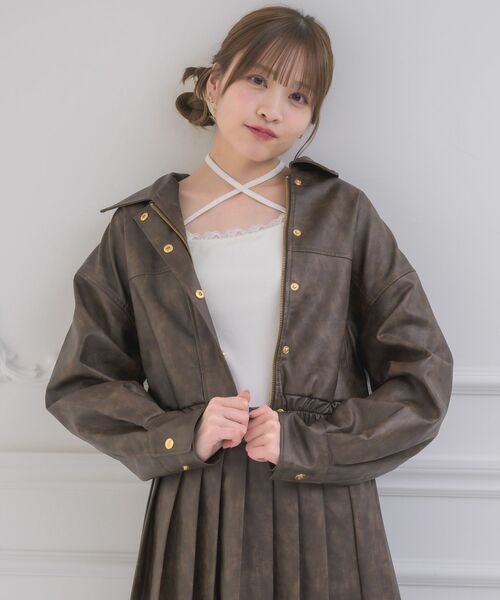 ems excite(エムズエキサイト)の「【set】アソートJK&プリーツSKセット(その他アウター・レディース・ブラウン/キャメル/ブラック・FREE)」の22枚目の写真