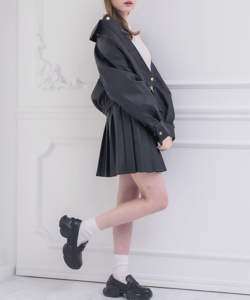 ems excite(エムズエキサイト)の「【set】アソートJK&プリーツSKセット(その他アウター・レディース・ブラウン/キャメル/ブラック・FREE)」の1枚目の写真