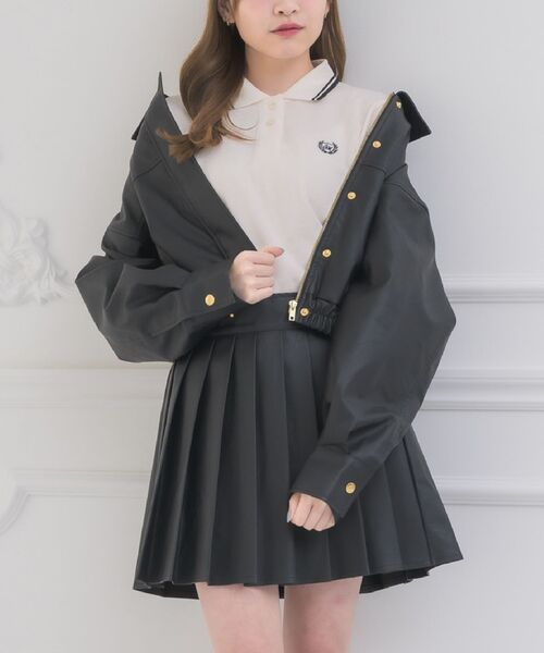 ems excite(エムズエキサイト)の「【set】アソートJK&プリーツSKセット(その他アウター・レディース・ブラウン/キャメル/ブラック・FREE)」の4枚目の写真