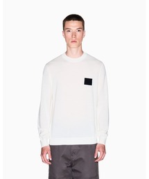 ARMANI EXCHANGE | 【A|X アルマーニ エクスチェンジ】エンボスロゴパッチ ニットプルオーバー(ニット/セーター)