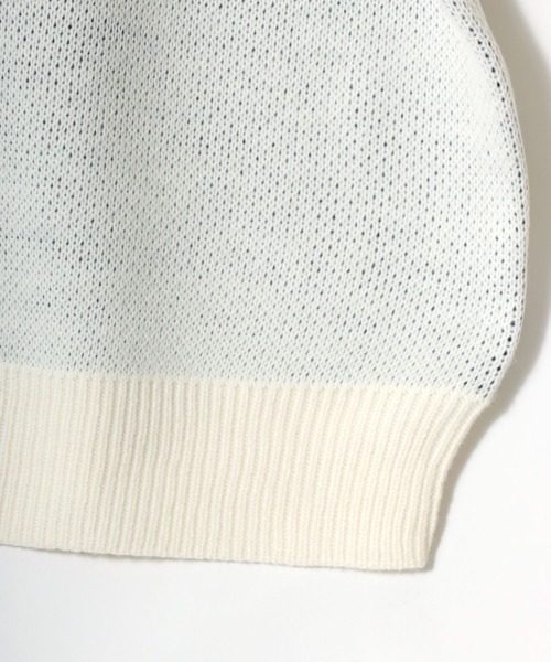 BEN DAVIS（ベンデイビス）の「BEN DAVIS/ベンデイビス TELEVISION KNIT TOP/オーバーサイズ ニット ストリート ロゴ セーター/レディース メンズ（ニット/セーター・メンズ・ブラック/オフホワイト/チャコール・L/M/XL）」の18枚目の写真