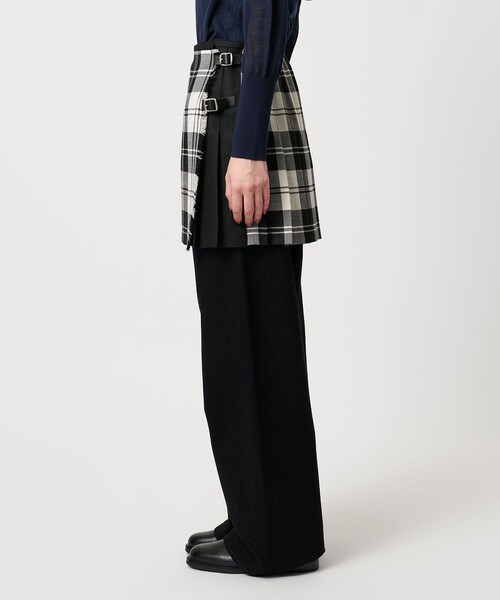 セール】【別注】＜O'NEIL of DUBLIN＞チェック コンビ ミニ スカート