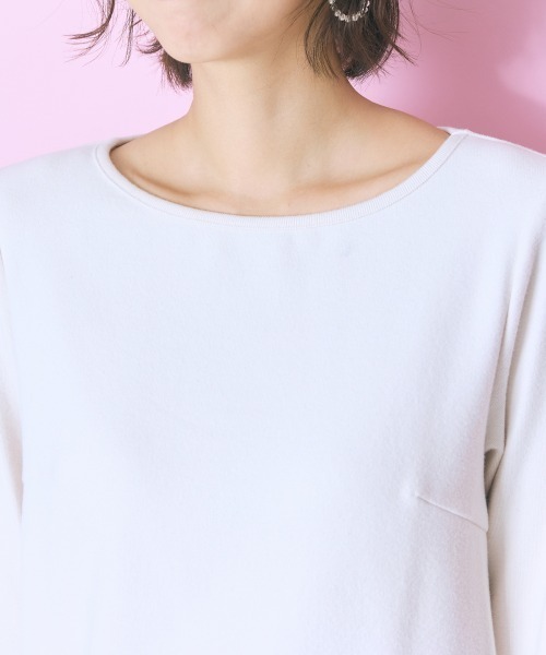 marun(マルン)の「<大きいサイズ> 袖口レース切替トップス marun(Tシャツ/カットソー・レディース・ブラック/アイボリー・L/5L/4L/3L/LL)」の20枚目の写真