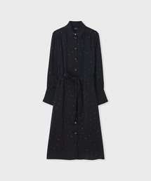 新品✨ポールスミス 大きいサイズ 46 クレープデジン ワンピース ブラック Paul Smith（ポールスミス）の「ウィメンズ クレープデジン