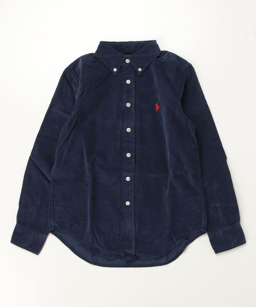 POLO RALPH LAUREN CHILDRENSWEAR（ポロ ラルフ ローレン チルドレンズウェア）の「コットン コーデュロイ シャツ（シャツ/ブラウス・キッズ・ブルー・XL/L/M/S）」の3枚目の写真