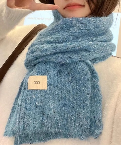 セール】ミックスヤーン モヘアタッチ マフラー（マフラー）｜lit.Cy