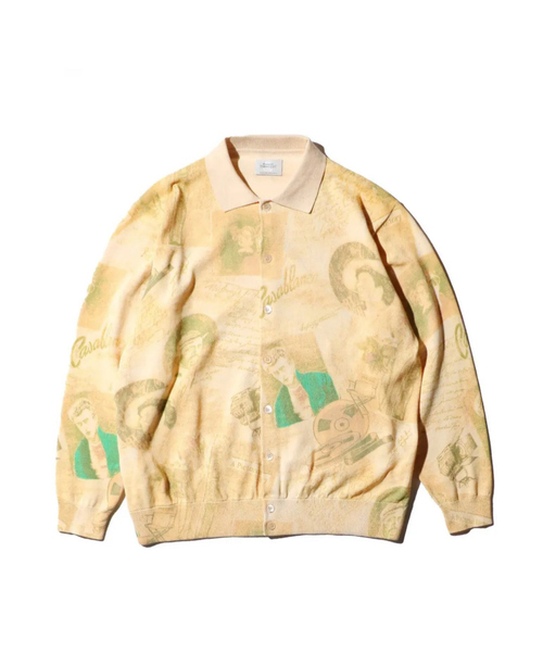 ABAHOUSE(アバハウス)の「【TOWNCRAFT 】PRINTED POLO CARDIGAN/ポロカーディガン/ユニセックス【WEB限定】(シャツ/ブラウス・メンズ・ホワイト/グリーン/ベージュ・M/L)」の16枚目の写真