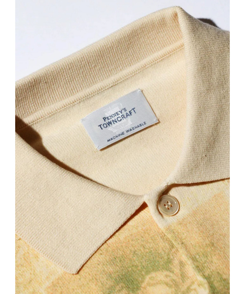 ABAHOUSE(アバハウス)の「【TOWNCRAFT 】PRINTED POLO CARDIGAN/ポロカーディガン/ユニセックス【WEB限定】(シャツ/ブラウス・メンズ・ホワイト/グリーン/ベージュ・M/L)」の18枚目の写真