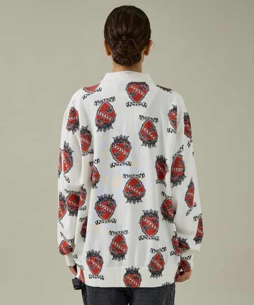 ABAHOUSE(アバハウス)の「【TOWNCRAFT 】PRINTED POLO CARDIGAN/ポロカーディガン/ユニセックス【WEB限定】(シャツ/ブラウス・メンズ・ホワイト/グリーン/ベージュ・M/L)」の22枚目の写真