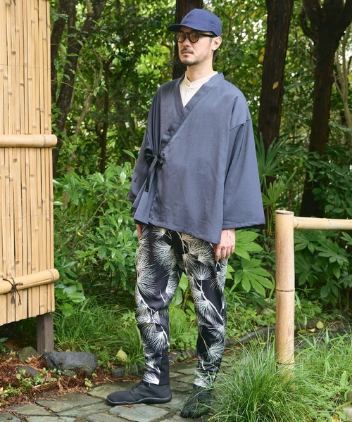 カヤ（カヤ）の「【カヤ】秋暁メンズパンツ（その他パンツ・メンズ・ブラック×ホワイト/ブラウン/グリーン・FREE）」の6枚目の写真