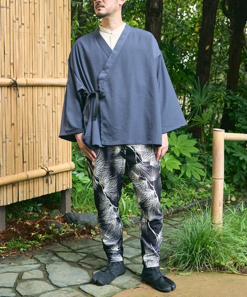 カヤ（カヤ）の「【カヤ】秋暁メンズパンツ（その他パンツ・メンズ・ブラック×ホワイト/ブラウン/グリーン・FREE）」の7枚目の写真