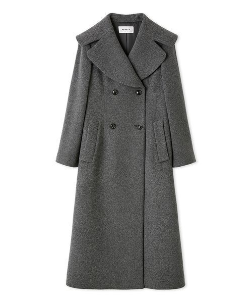 FRAY I.D（フレイアイディー）の「ビッグカラーウールコート（ダッフルコート・レディース・ブルー/グレー/ブラウン・1/0）」の22枚目の写真