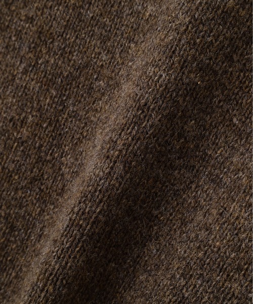 MHL.（エムエイチエル）の「FINE SHETLAND（カーディガン/ボレロ・メンズ・ブラウン/ネイビー・LARGE/MEDIUM）」の7枚目の写真