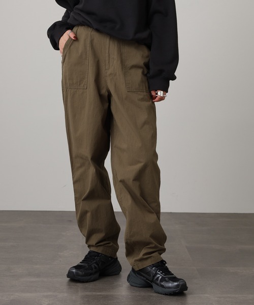 OMNES（オムネス）の「ダンプベイカーパンツ（その他パンツ・レディース・ブルー/アイボリー/カーキ/ブラック・M/L）」の3枚目の写真