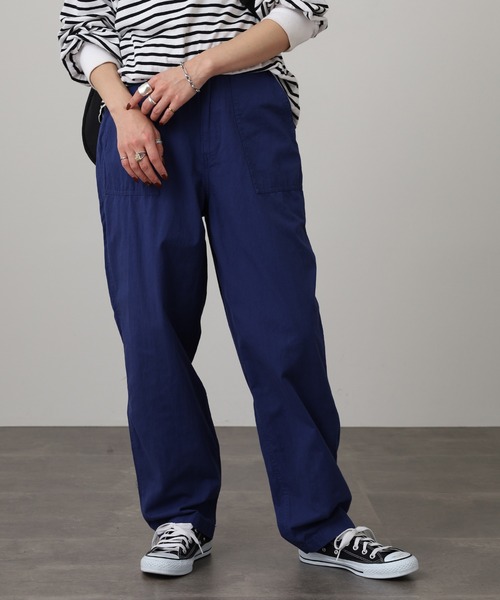 OMNES（オムネス）の「ダンプベイカーパンツ（その他パンツ・レディース・ブルー/アイボリー/カーキ/ブラック・M/L）」の4枚目の写真