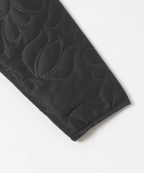 ITEMS URBANRESEARCH（アイテムズ アーバンリサーチ）の「ノーカラー中綿ブルゾン（ノーカラージャケット・レディース・ブラック/ブラウン/ベージュ・FREE）」の12枚目の写真