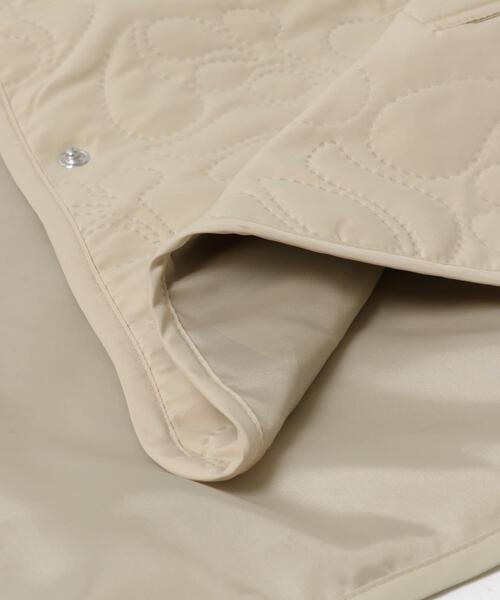 ITEMS URBANRESEARCH（アイテムズ アーバンリサーチ）の「ノーカラー中綿ブルゾン（ノーカラージャケット・レディース・ブラック/ブラウン/ベージュ・FREE）」の22枚目の写真