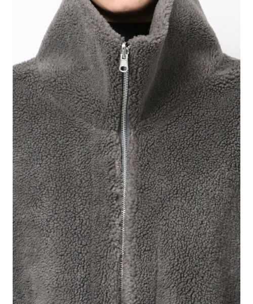 ELENDEEK（エレンディーク）の「2WAYボアフェイクレザーコート（その他アウター・レディース・グレー/オフホワイト/ブラック・02/01）」の11枚目の写真