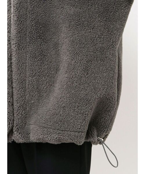 ELENDEEK（エレンディーク）の「2WAYボアフェイクレザーコート（その他アウター・レディース・グレー/オフホワイト/ブラック・02/01）」の15枚目の写真