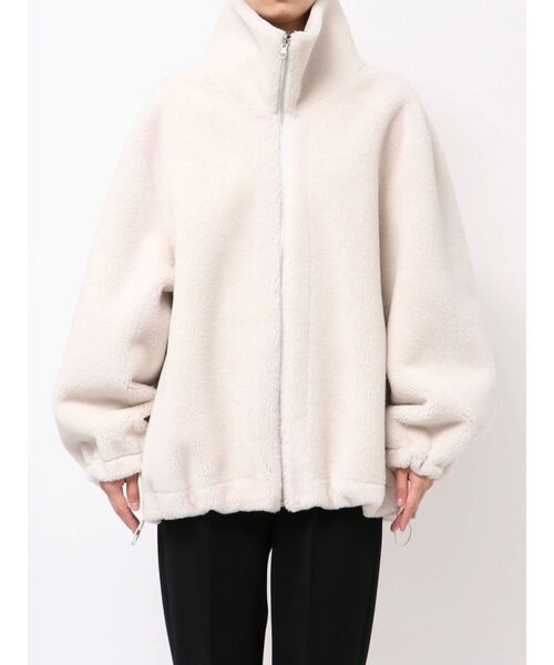 ELENDEEK（エレンディーク）の「2WAYボアフェイクレザーコート（その他アウター・レディース・グレー/オフホワイト/ブラック・02/01）」の21枚目の写真