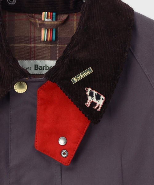 Paul Smith（ポールスミス）の「"Paul Smith Loves Barbour" Bedale ワックスジャケット / 253700 MWX2515（その他アウター・メンズ・パープル・36/38/40/42）」の3枚目の写真