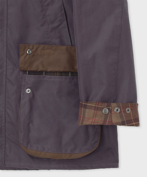 Paul Smith（ポールスミス）の「"Paul Smith Loves Barbour" Bedale ワックスジャケット / 253700 MWX2515（その他アウター・メンズ・パープル・36/38/40/42）」の6枚目の写真