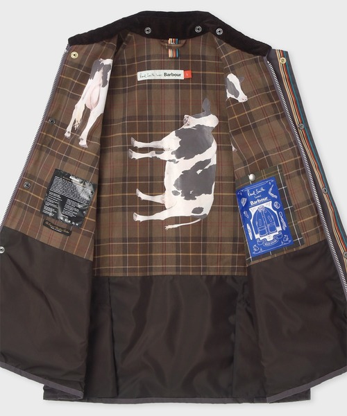 Paul Smith（ポールスミス）の「"Paul Smith Loves Barbour" Bedale ワックスジャケット / 253700 MWX2515（その他アウター・メンズ・パープル・36/38/40/42）」の9枚目の写真