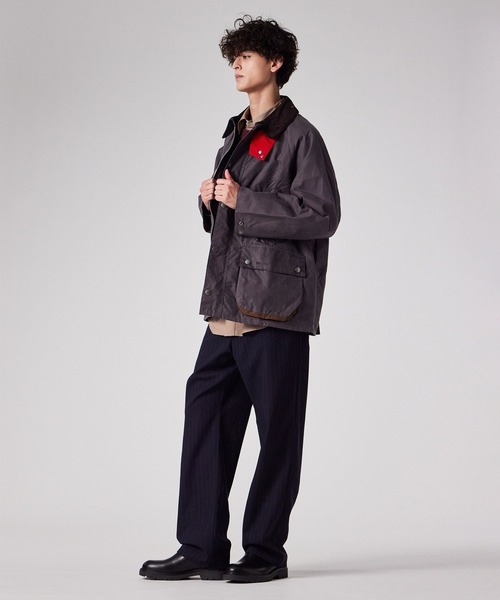 Paul Smith（ポールスミス）の「"Paul Smith Loves Barbour" Bedale ワックスジャケット / 253700 MWX2515（その他アウター・メンズ・パープル・36/38/40/42）」の11枚目の写真