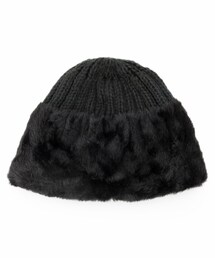 ITS'DEMO | ファートーク風ニットワッチ(ニットキャップ/ビーニー)