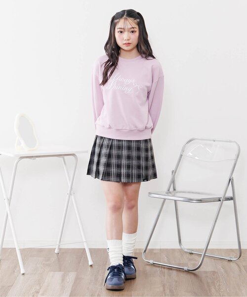 algy（アルジー）の「【セレモニー対応】ベルト付きスカパン（スカート・キッズ・ブラウン/グレー/ブラック・XX-SMALL/X-SMALL/MEDIUM/SMALL）」の4枚目の写真