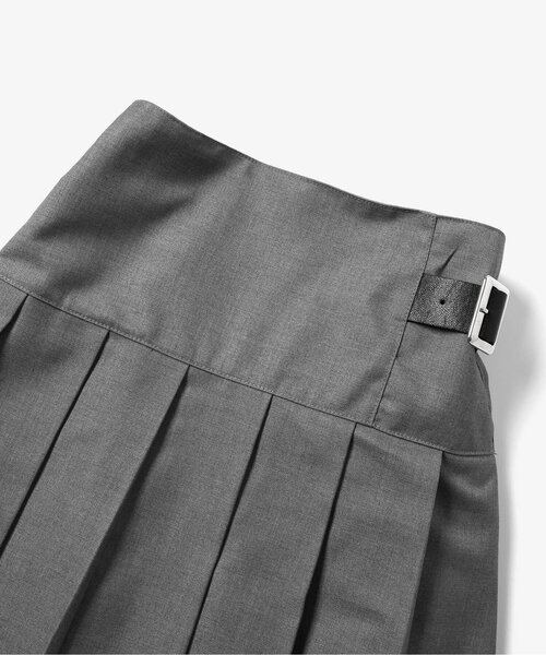 algy（アルジー）の「【セレモニー対応】ベルト付きスカパン（スカート・キッズ・ブラウン/グレー/ブラック・XX-SMALL/X-SMALL/MEDIUM/SMALL）」の16枚目の写真