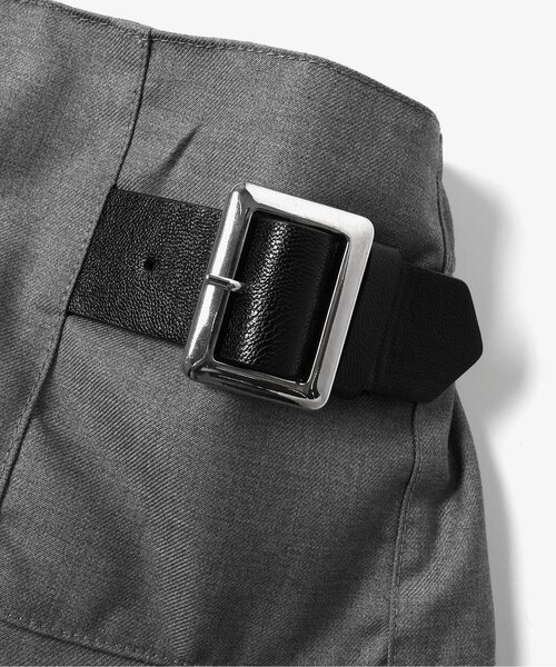 algy（アルジー）の「【セレモニー対応】ベルト付きスカパン（スカート・キッズ・ブラウン/グレー/ブラック・XX-SMALL/X-SMALL/MEDIUM/SMALL）」の17枚目の写真