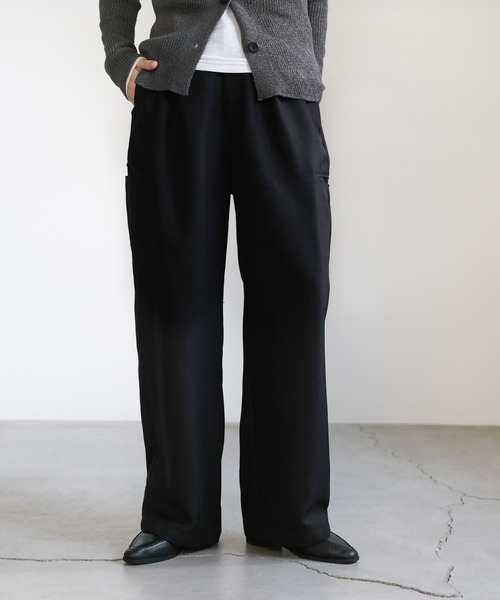 サイドポケットストレートスラックスパンツ（スラックス）｜select