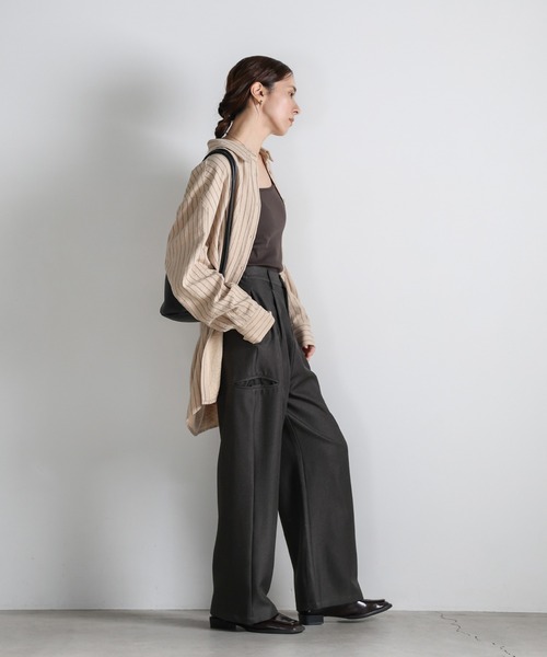 サイドポケットストレートスラックスパンツ（スラックス）｜select