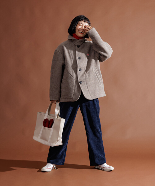 FREAK'S STORE（フリークスストア）の「ベロアライク コーデュロイ イージーパンツ（その他パンツ・レディース・ネイビー/ブラウン/オフホワイト/チャコールグレー・SMALL/MEDIUM）」の6枚目の写真