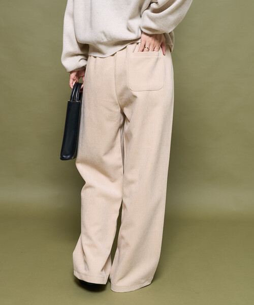 ベロアライク コーデュロイ イージーパンツ（その他パンツ）｜FREAK'S