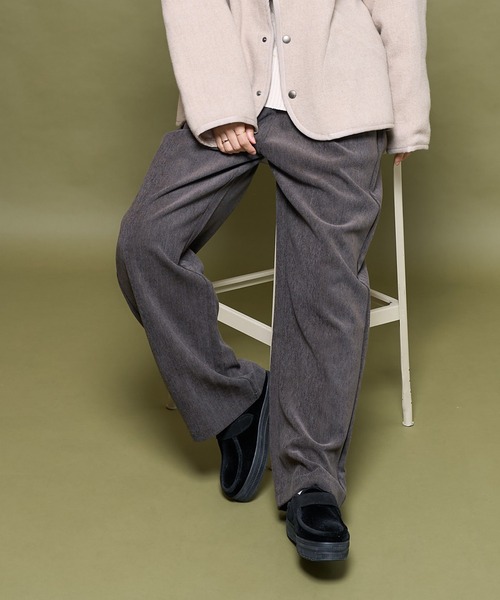 ベロアライク コーデュロイ イージーパンツ（その他パンツ）｜FREAK'S