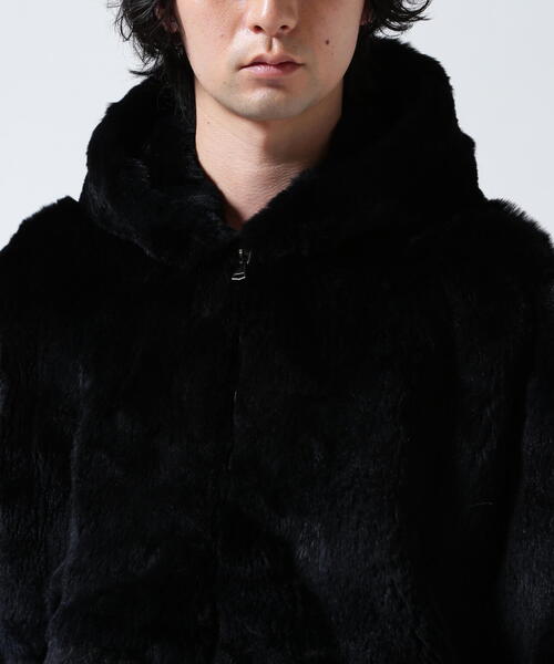 ROYAL FLASH（ロイヤルフラッシュ）の「FR(13)NDS /フレンズ/Rabbit Fur PK（ブルゾン・メンズ・ブラック・F）」の12枚目の写真