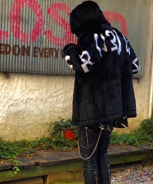 ROYAL FLASH（ロイヤルフラッシュ）の「FR(13)NDS /フレンズ/Rabbit Fur PK（ブルゾン・メンズ・ブラック・F）」の8枚目の写真