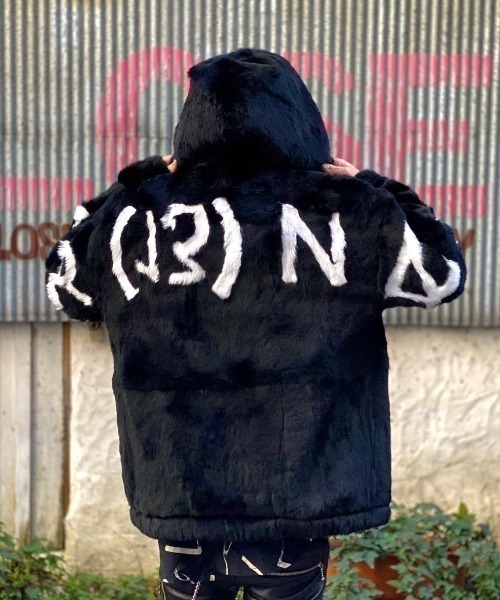 ROYAL FLASH（ロイヤルフラッシュ）の「FR(13)NDS /フレンズ/Rabbit Fur PK（ブルゾン・メンズ・ブラック・F）」の9枚目の写真