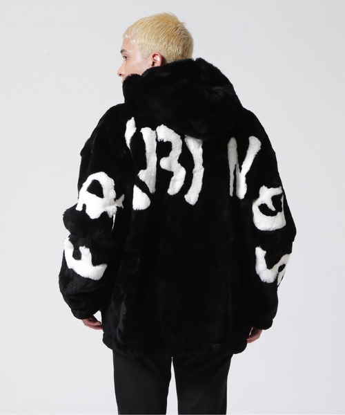 ROYAL FLASH（ロイヤルフラッシュ）の「FR(13)NDS /フレンズ/Rabbit Fur PK（ブルゾン・メンズ・ブラック・F）」の4枚目の写真