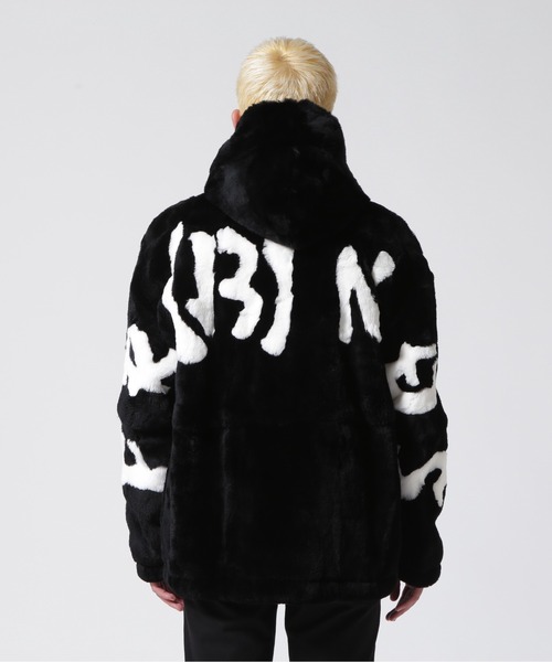 ROYAL FLASH（ロイヤルフラッシュ）の「FR(13)NDS /フレンズ/Rabbit Fur PK（ブルゾン・メンズ・ブラック・F）」の5枚目の写真
