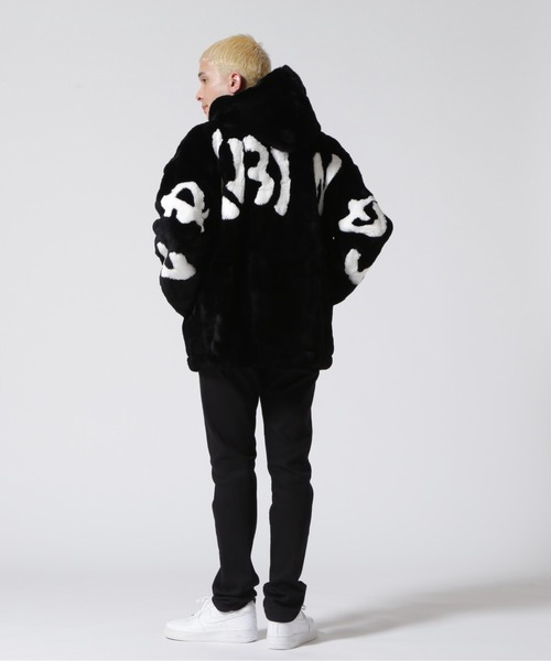 ROYAL FLASH（ロイヤルフラッシュ）の「FR(13)NDS /フレンズ/Rabbit Fur PK（ブルゾン・メンズ・ブラック・F）」の7枚目の写真